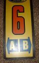 1950 ' S Superx Drug Stores Aisle Sign - Aisle 6 - Heavy Sign In Wooden Frame Other Mercantile Antiques photo 2