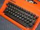 Adler - Contessa Script - Typewriter ; Pop Art Orange Cool Design - Typewriters photo 9