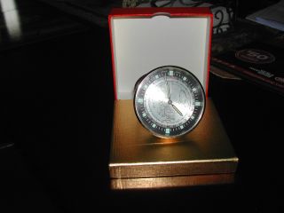 Imhof Worldtimer Table Clock Swiss photo