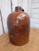 Antique Salt Glazed Beehive Crock Jug Vintage Moonshine Primitive Décor 1763 Primitives photo 1