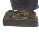 Rare Old Large Akan/ashanti Brass Geometric Goldweight 7mm X 20mm X 28mm Other African Antiques photo 3