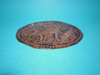 Attractive Vintage Ancient Style Decorative Mount,  Medieval Coin photo