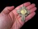 Outstanding Antique Pectoral Reliquary Orthodox Silver Cross, Byzantine photo 11