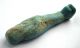 200 B.  C Large Ancient Egypt Ptolemaic Period Blue Faiance Ushabti Burial Statue Egyptian photo 2