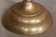 Antique Gothic Revival Brass Pedestal Hearth Trivet Tea Kettle Teapot 1860 Trivets photo 3