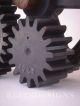 Foundry Mold 3 Wood Gear Tooth Wheel Model Forms Modern Sculpture Industrial ' 40 Mid-Century Modernism photo 5