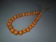 Antique Himalaya India Top High Aged Tribal Large Orange Glass Melon Beads Pacific Islands & Oceania photo 2