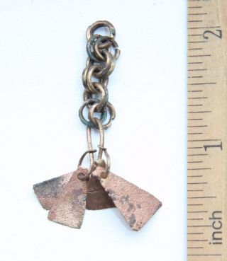 Ancient Bronze Bell Pendant Amulet.  Viking Age.  (arl30) photo