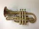 Limonaire Bayonne Raw Brass Cornet From Mid 1800 ' S Brass photo 1