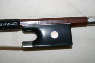 Old Antique German 4/4 Violin Bow Eric Steiner Playing photo