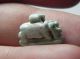 Zurqieh - Q146 - Ancient Egypt,  Faience Sow Amulet.  1075 - 600 B.  C Egyptian photo 1