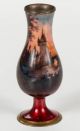 Antique 19th Century French Enamel Over Brass Bud Vase Vases photo 1