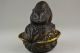 China Collectible Handwork Old Copper Carve Lifelike Mice Guard Nut Cut Statue Other Chinese Antiques photo 4