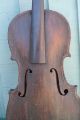 Interesting & Orig.  18thc Full Size Violin Of European Origin C1790s String photo 2