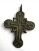 Circa.  1300 A.  D British Found English Medieval Period Ae Bronze Cross Pendant British photo 1