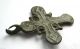Circa.  1300 A.  D British Found English Medieval Period Ae Bronze Cross Pendant British photo 2