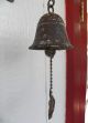 Antique - Style Cast Iron Chippy Bird On Twigs Bell Dinner Windchime Wind Chime Primitives photo 4