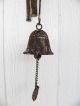 Antique - Style Cast Iron Chippy Bird On Twigs Bell Dinner Windchime Wind Chime Primitives photo 5