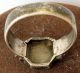 Top Quality Silver Antique 19th.  To20th.  C.  Personal Ring,  Cyrillic Monogram 