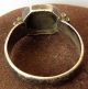 Top Quality Silver Antique 19th.  To20th.  C.  Personal Ring,  Cyrillic Monogram 