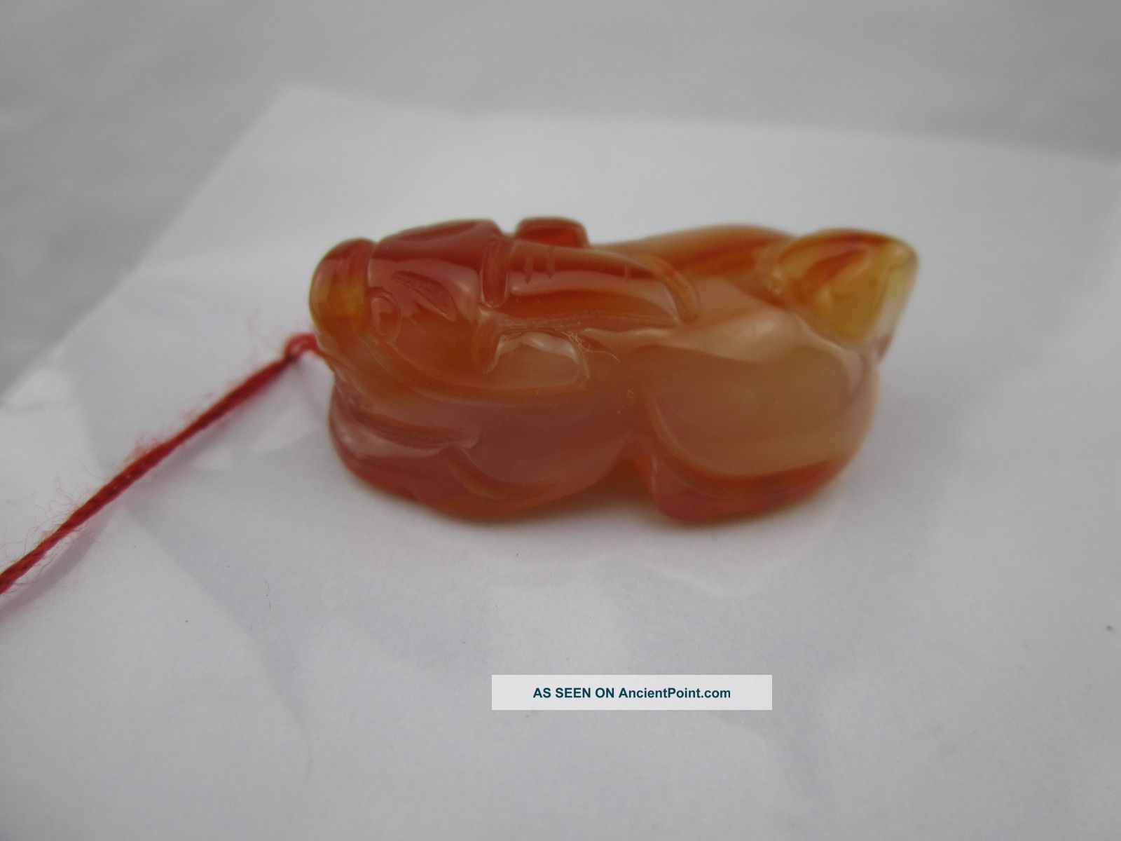 Chinese Hand - Carved Agate Brave Troopspendant Pendants Amulet 04 Necklaces & Pendants photo