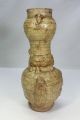 E268: Chinese Pottery Ware Flower Vase With Good Relief Work Rare Style. Vases photo 4