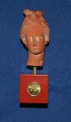 Head Of A Clay Female Figurine At Pella Greece - Hellenistic Period Greek photo 3