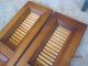 2 Tiger Oak Gothic Church Heat Vent Grate Victorian Radiator Shutters Cover Door Other Antique Architectural photo 2