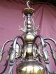 @amazing Vintage Flemish Brass Chandelier - Right From Bruges Special Look Chandeliers, Fixtures, Sconces photo 4