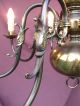 @amazing Vintage Flemish Brass Chandelier - Right From Bruges Special Look Chandeliers, Fixtures, Sconces photo 5
