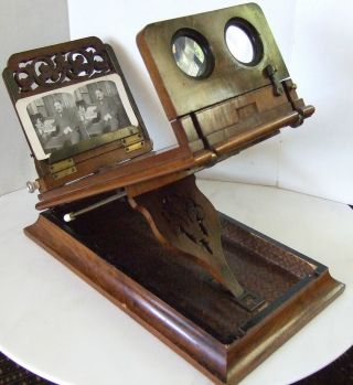 Rare Antique Stereo - Graphoscope London C.  1875 photo