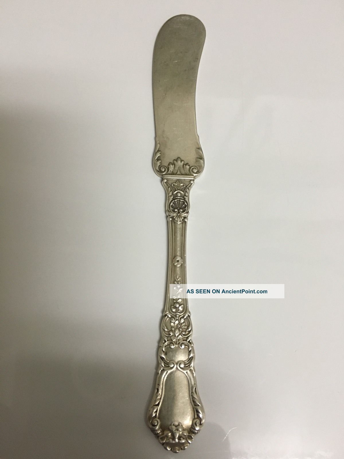 Gorham Old Baronial Sterling Butter Spreaders 11 No Monogram Flatware & Silverware photo