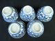 B7234:japanese Old Imari - Ware Blue&white Arabesque Pattern Tea Cup Senchawan Glasses & Cups photo 4