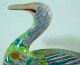 Vintage Chinese Porcelain Figural Goose Shaped Box Covered Bowl Boxes photo 2