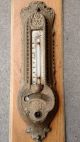 Antique Victorian Johnson Service Co.  Brass Thermostat Ornate Design Other Antique Hardware photo 1