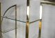 Mid Century Modern Milo Baughman Style Brass & Glass Circular (d Shape) Etagere Mid-Century Modernism photo 6