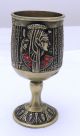 Egyptian Египет Ägypten Pharaoh Brass Cups Collectable,  Cleopatra With Hieroglyph Egyptian photo 1