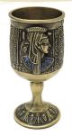 Egyptian Египет Ägypten Pharaoh Brass Cups Collectable,  Cleopatra With Hieroglyph Egyptian photo 2