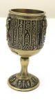 Egyptian Египет Ägypten Pharaoh Brass Cups Collectable,  Cleopatra With Hieroglyph Egyptian photo 4