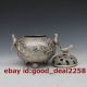 Chinese Silver Handwork Magpie & Plum Incense Burner & Hollow Out Lid Incense Burners photo 4