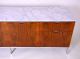Florence Knoll Vintage Rosewood And Marble Credenza Cabinet Sideboard Stunning Mid-Century Modernism photo 9