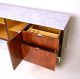 Florence Knoll Vintage Rosewood And Marble Credenza Cabinet Sideboard Stunning Mid-Century Modernism photo 3