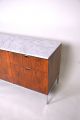 Florence Knoll Vintage Rosewood And Marble Credenza Cabinet Sideboard Stunning Mid-Century Modernism photo 8