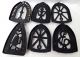 Large Group Of 24 Iron Footed Trivets Glenbrookdale Strauss Colebrookdale Etc Trivets photo 3