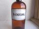Tr.  Cascaril Amber Label Under Glass Apothecary Drugstore Bottle W/stopper 1880s Bottles & Jars photo 1