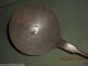 18th Century Large Sized Pa Hand Forged Iron Ladle W Decorated Long Handle Primitives photo 11