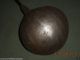 18th Century Large Sized Pa Hand Forged Iron Ladle W Decorated Long Handle Primitives photo 8