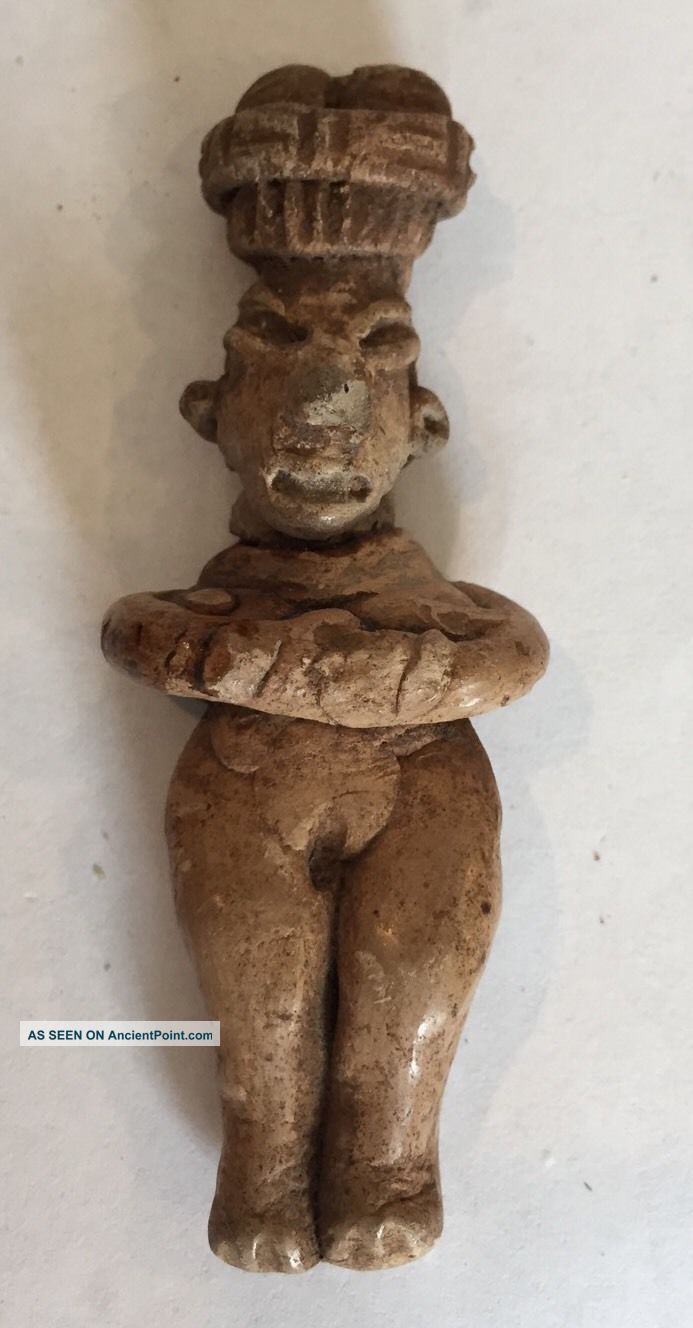 Pre Columbian Terracotta Standing Venus Figure Michoacan Artifact Antiquities Nr The Americas photo