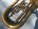 Vintage Beaumont Baritone Horn Or Tuba - Made In Germany - Oktoberfest Polka Brass photo 3