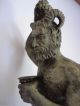 Bronze Figure Satyr Pan Statuette Sculpture Art Mythical Deco Roman Greek Modern Roman photo 5
